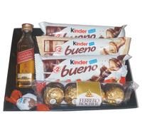 Miniature Whisky |Kinder Chocolate Gifts |Mini Whiskey Gifts | Christmas Gifts | Birthday Gifts | Luxury Gifts| (Johnnie Walker Red Label Whisky)