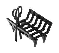 Miniature Wood Rack - 1.18x1.06x0.71 Inch, Small Firewood Stand, Fireplace Metal Grid | Tabletop Diorama Accessory Fairy Garden Decor Holiday Village Landscape Story Decoration