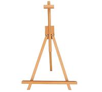 Miniature Wooden Easel Beech Color, Sturdy Tripod Desktop Display, 28.7in Height - Lightweight Durable Design, Ideal for Beginner Artists
