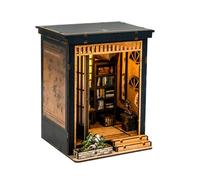 Miniature Wooden House - Japanese Style DIY Kit, Office Decoration Template, Detailed Building Set | Ideal for Teenagers, Adults, Craft Lovers, DIY