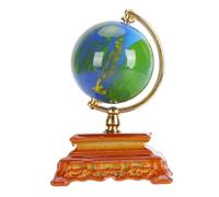 Miniature World Globe Dollhouse Accessories Exquisite Detailed Simulation Long Lasting Materials Versatile Usage For Dollhouse Decor Photo Props Plastic 2.7x4cm