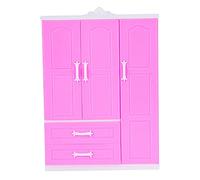 Miniatures Doll Wardrobe Clothing Organizer Photo Props Doll Closet Wardrobe