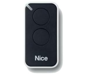 Miniaturised Transmitter for Gate 433 MHz 2Ch Nice Era Inti Black
