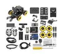 miniAuto for Arduino Robot Car Kit with Camera, ESP32-S3 Vision Recognition and Tracking, Programmable STEM Robot, Autonomous Driving Robot Kit with Optional Robotic Gripper， Advanced Kit (with Claw)