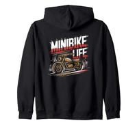 MINIBIKE LIFE Minibike Rider Small Engine Zip Hoodie