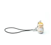 Miniblings Angel baby lucky doll cell phone pendant birth dolls wood white