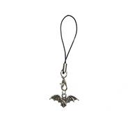 Miniblings Bat Flittermouse Mobile Cell Phone Charm Pendant Rodent Halloween Midnight