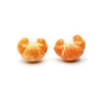 Miniblings Beautifully Detailed Croissant Stud Earrings Pastry Breakfast Bakers Paris Handmade Fashion Jewellery Earrings Stud Earrings