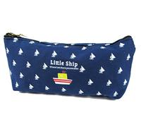 Miniblings Boat Ship Bag Pencil Case Makeup Sailing Blue