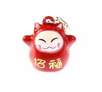 Miniblings Calico Cat Maneki Neko Charm Pendant Manga Anime Asia Red