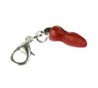 Miniblings Chili Charm Pendant Bracelet Pepperoni Peppers Mexico Red 15Mm