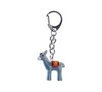 Miniblings Donkey Key Ring Chain Mule Hoofed Animal Livestock Peru Muli Sun