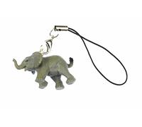 Miniblings Elephant Mobile Cell Phone Charm Pendant Big 5 Africa Gray 2Cm Micro