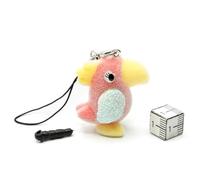Miniblings Fluffy Toucan Mobile Pendant Pendant Parrot Bird Children - Handmade Fashion Jewelry - Pendant Cell Phone Jewelry Key Ring