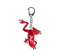 Miniblings Frog Key Ring Chain Frogs Poison Red Jungle