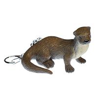 Miniblings Otter Key Ring Chain Keychain Sea Otters Rubber S Animal 7Cm