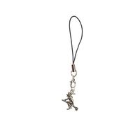 Miniblings Witch Mobile Cell Phone Witches Broom Charm Pendant Halloween Magic