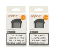 Minican Pods - Nicotine Free - Compatible with Minican Kits - No Nicotine 4 Pack (1.2ohm)
