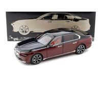 110023201 BMW i7 G70 Black & Red Metallic Minichamps 1/18