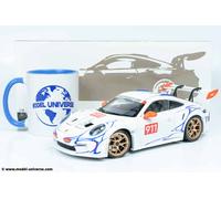 Minichamps 110062042 Porsche 911 (992) GT3RS White & Yellow 2023 - Scale 1/18 - Model Car