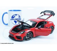 Minichamps - 1:18 Porsche Cayman GT4 RS Red w/Weissach Package 2024 - Diecast...