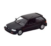 Minichamps 1 43 For Honda Civic 1990 4th Generation Classic Black Sedan Model Collection Mini Replica Toys