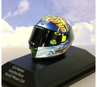 MINICHAMPS 1/8 AGV HELMET VALENTINO ROSSI #46 7TH MISANO MOTOGP 2018 399180096