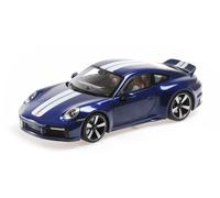 Minichamps 110069202 1:18 PORSCHE 911 (992) SPORT CLASSIC - 2022 - BLUE METALLIC
