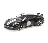 Minichamps 155062000 1:18 PORSCHE 911 (992) SPORT CLASSIC - 2022 - BLACK W/STRIP