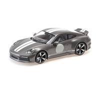 Minichamps 155062004 1:18 PORSCHE 911 (992) SPORT CLASSIC - 2022 - GREY METALLIC