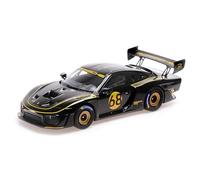 Minichamps 155067568 1:18 Porsche 935/19-Black with Gold Stripes-2020 Collectible Miniature Car, Black
