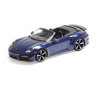 Minichamps 155069081 1:18 PORSCHE 911 (992) TURBO S CABRIOLET - 2020 - BLUE META