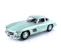 Minichamps 1955 Mercedes-Benz 300 SL W198 Light Green Metallic Limited Edition to 390 pieces Worldwide 1/18 Diecast Model Car
