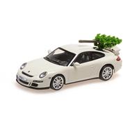 Minichamps 400065405 - Porsche 911 GT3 2006 White with Christmas Tree Christmas 2024 Limited Edition 300 PCS - 1/43 Scale - Miniature Collectible Car
