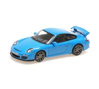 Minichamps 400068025 1:43 Porsche 911 GT3 Type 997, Miami Blue, 2009 - Sport Aut