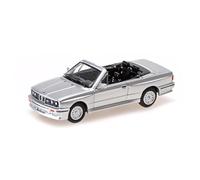 Minichamps 870020232 - M3 (E30) Cabriolet Silver 1988 - Scale 1/87 - Miniature Collectible Car