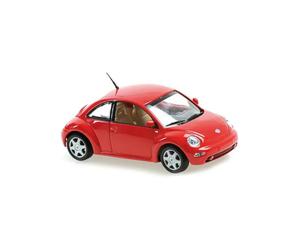 MINICHAMPS 940058001 1:43 VOLKSWAGEN NEW BEETLE - 1998 - RED - MAXICHAMPS
