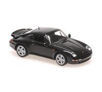 Minichamps 940069204 Porsche 911 Turbo S (993) Black 1995 Scale Model Car