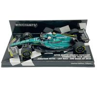 Minichamps Aston Martin AMR22 'Last Race' Abu Dhabi GP 2022 - Seb Vettel 1/43