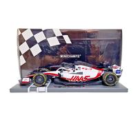 MINICHAMPS F1 Haas VF-22 Magnussen British GP 2022 1:18 Model Car