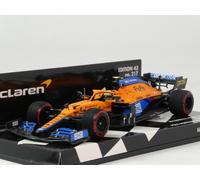 F1 Lando Norris 1:43 2021 Russian GP McLaren by Minichamps Model RaceCar