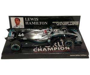 Minichamps Mercedes F1 W10 US GP 2019 Champion - Lewis Hamilton 1/43 Scale