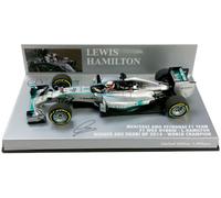 Minichamps Mercedes W05 Abu Dhabi GP 2014 - Lewis Hamilton World Champion 1/43