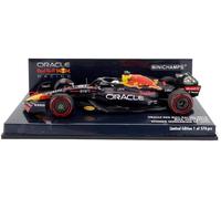 Minichamps Red Bull RB18 #1 Winner Hungarian GP 2022 - Max Verstappen 1/43 Scale