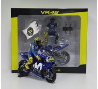 Minichamps Rossi 1/12 Yamaha GP Catalunya 2018 Diecast Model With Rider