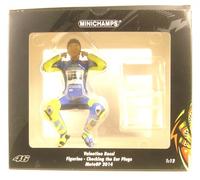 Valentino Rossi Figurine - Checking The Ear Plugs - Motogp 2014