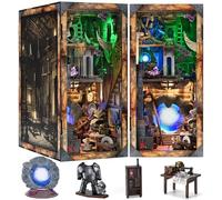 MiniCity Blade and Magic Book Nook Kit, DIY 3D Wooden Puzzle Decor