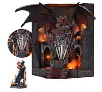 MiniCity Book Nook Kit - DIY Dollhouse Miniature House Kit With LED Light Bookshelf | Creative Reading Corner for Book Lovers | Craft Kits Gifts for Adults (Throne of Blade)