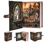 MiniCity Magical Flight Book Nook Kit, DIY 3D Wooden Puzzle Decor