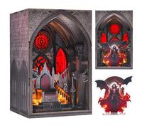 MiniCity Throne of Blood Book Nook Kit, DIY 3D Wooden Puzzle Decor